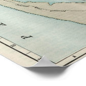 kaart van San Francisco CA (1914) Poster (Hoek)