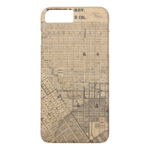 Kaart van San Francisco iPhone 8/7 Plus Hoesje