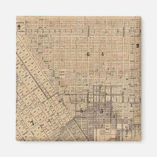 Kaart van San Francisco Magneet (Voorkant)