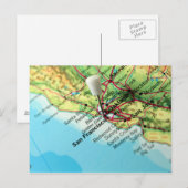 Kaart van San Francisco, Verenigde Staten (Voorkant / Achterkant)