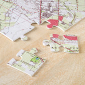 kaart van San Jose California (1961) Legpuzzel (Zijkant)