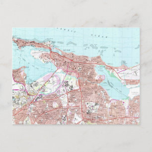 kaart van San Juan Puerto Rico (1969)