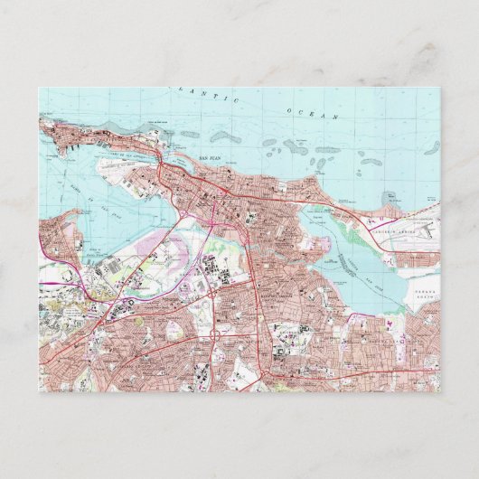  kaart van San Juan Puerto Rico (1969) (Voorkant)