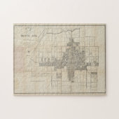 kaart van Santa Ana CA (1907) Legpuzzel (Horizontaal)