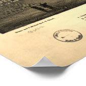 Kaart van Santa Barbara, Uitzicht van Birds-Eye, 1 Poster (Hoek)