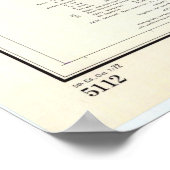  kaart van Santa Catalina, CA (1972) Poster (Hoek)