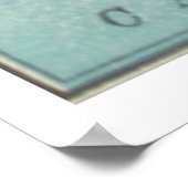  kaart van Santiago de Cuba (1898) Poster (Hoek)