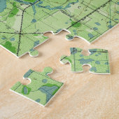  kaart van Sarasota Florida (1944) Legpuzzel (Zijkant)