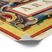 kaart van Saudi-Arabië (1662) Poster (Hoek)