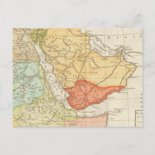  kaart van Saudi-Arabië (1780)