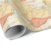  kaart van Saudi-Arabië (1780) Cadeaupapier (Rol Hoek)