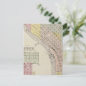 Kaart van Sauk Rapids, Kaart van het Centrum Sauk, (Staand voorkant)