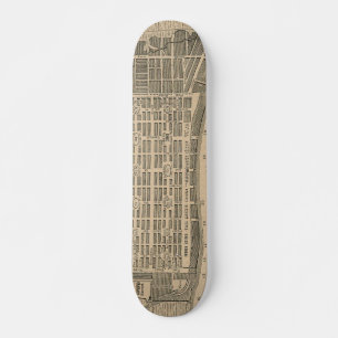  kaart van Savannah Georgia (1818) Skateboard