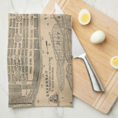  kaart van Savannah Georgia (1818) Theedoek (Quarter Fold)