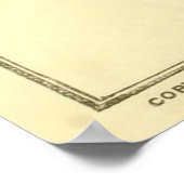  kaart van Savannah Georgia (1890) Poster (Hoek)