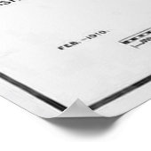  kaart van Savannah Georgia (1910) Poster (Hoek)