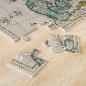 kaart van Scandinavië (1665) Legpuzzel (Zijkant)