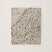  kaart van Scandinavië (1800) Legpuzzel (Verticaal)