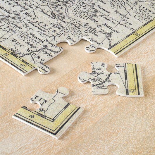  kaart van Scandinavië Legpuzzel (Zijkant)