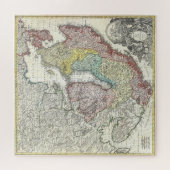  kaart van Scandinavië Legpuzzel (Horizontaal)