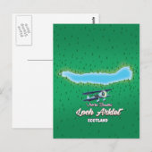 kaart van Schotland  (Voorkant / Achterkant)