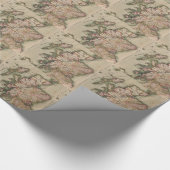 kaart van Schotland (1814) Cadeaupapier (Hoek)
