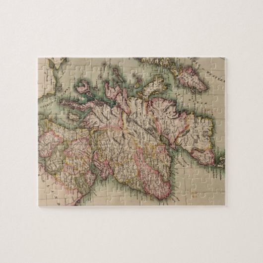  kaart van Schotland (1814) Legpuzzel (Horizontaal)