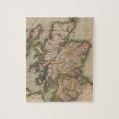  kaart van Schotland (1814) Legpuzzel (Verticaal)