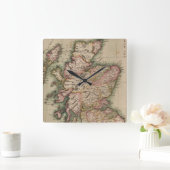  kaart van Schotland (1814) Vierkante Klok (Huis)