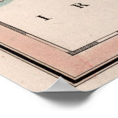  kaart van Schotland (1832) Poster (Hoek)