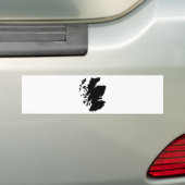 Kaart van Schotland Bumpersticker (Op auto)