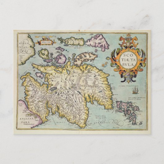 Kaart van Schotland | Miliaria Scotia (Voorkant)