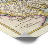 Kaart van Schotland | Miliaria Scotia Poster (Hoek)