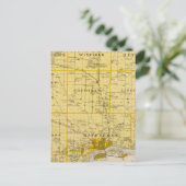 Kaart van Scott County, staat Iowa (Staand voorkant)