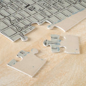  kaart van Scranton PA (1890) Legpuzzel (Zijkant)