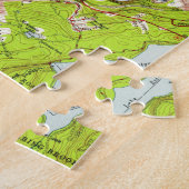  kaart van Scranton Pennsylvania (1947) Legpuzzel (Zijkant)