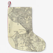  kaart van Seattle (1914) Kleine Kerstsok (Voorkant)