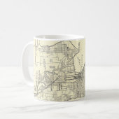  kaart van Seattle (1914) Koffiemok (Voorkant links)