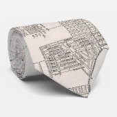  kaart van Seattle Washington (1901) Stropdas (Opgerold)