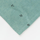  kaart van Seattle Washington (1914) Fleece Deken (Hoek)