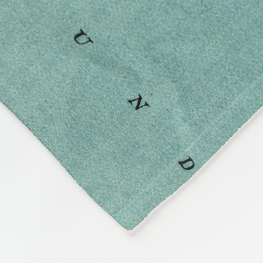  kaart van Seattle Washington (1914) Fleece Deken (Hoek)