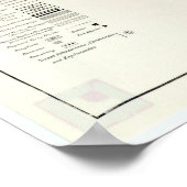  kaart van Seattle Washington Poster (Hoek)