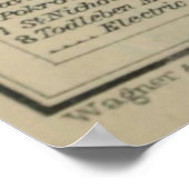  kaart van Sebastopol Ukraine (1914) Poster (Hoek)