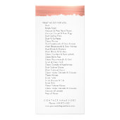  Kaart van servicemenu-rack (Achterkant)