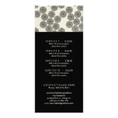  Kaart van servicemenu-rack (Achterkant)