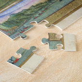 Kaart van Sevilla, Cadiz en Malaga uit 'Civitates' Legpuzzel (Zijkant)