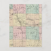 Kaart van Sheboygan County, staat Wisconsin (Voorkant)