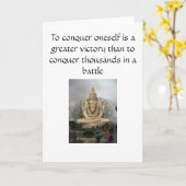 Kaart van Shiva - de Zelf verover (Gele Bloem)