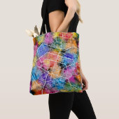 Kaart van Shymkent Kazachstan Tote Bag (Dichtbij)