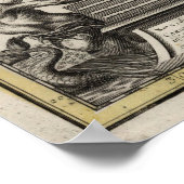  kaart van Sicilië (1747) Poster (Hoek)